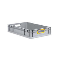 EUROBOX Nextgen Color 12x40x60cm 23 Liter Griffe Gelb Offen - Gelb, Kunststoff (40/12/60cm) - PROREGAL