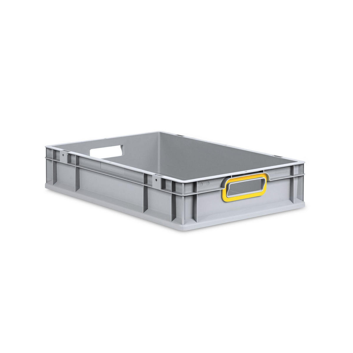 EUROBOX Nextgen Color 12x40x60cm 23 Liter Griffe Gelb Offen - Gelb, Kunststoff (40/12/60cm) - PROREGAL