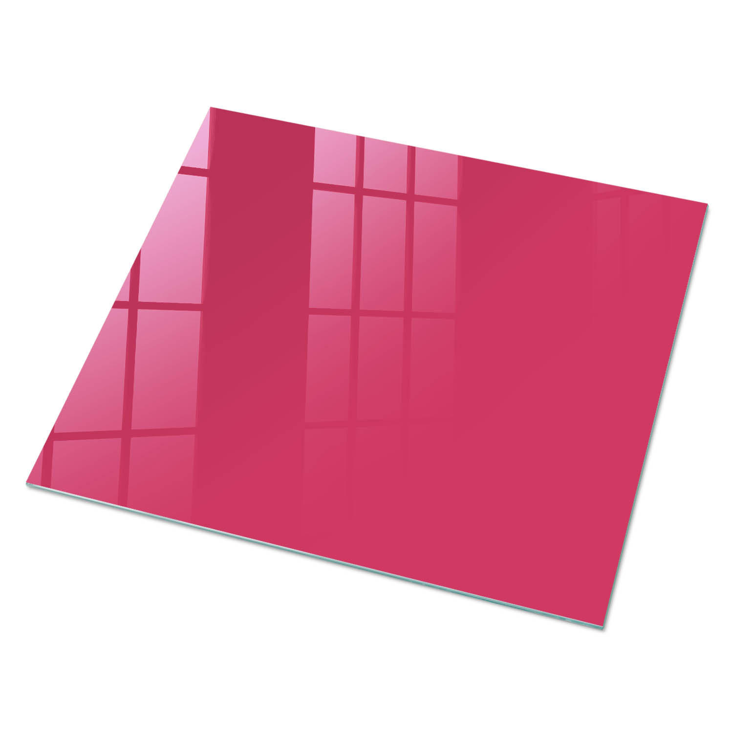 GLASPLATTE 80x60 cm – Energierosa - Pink, Glas (0.4/80/60cm) - ArtPrintCave