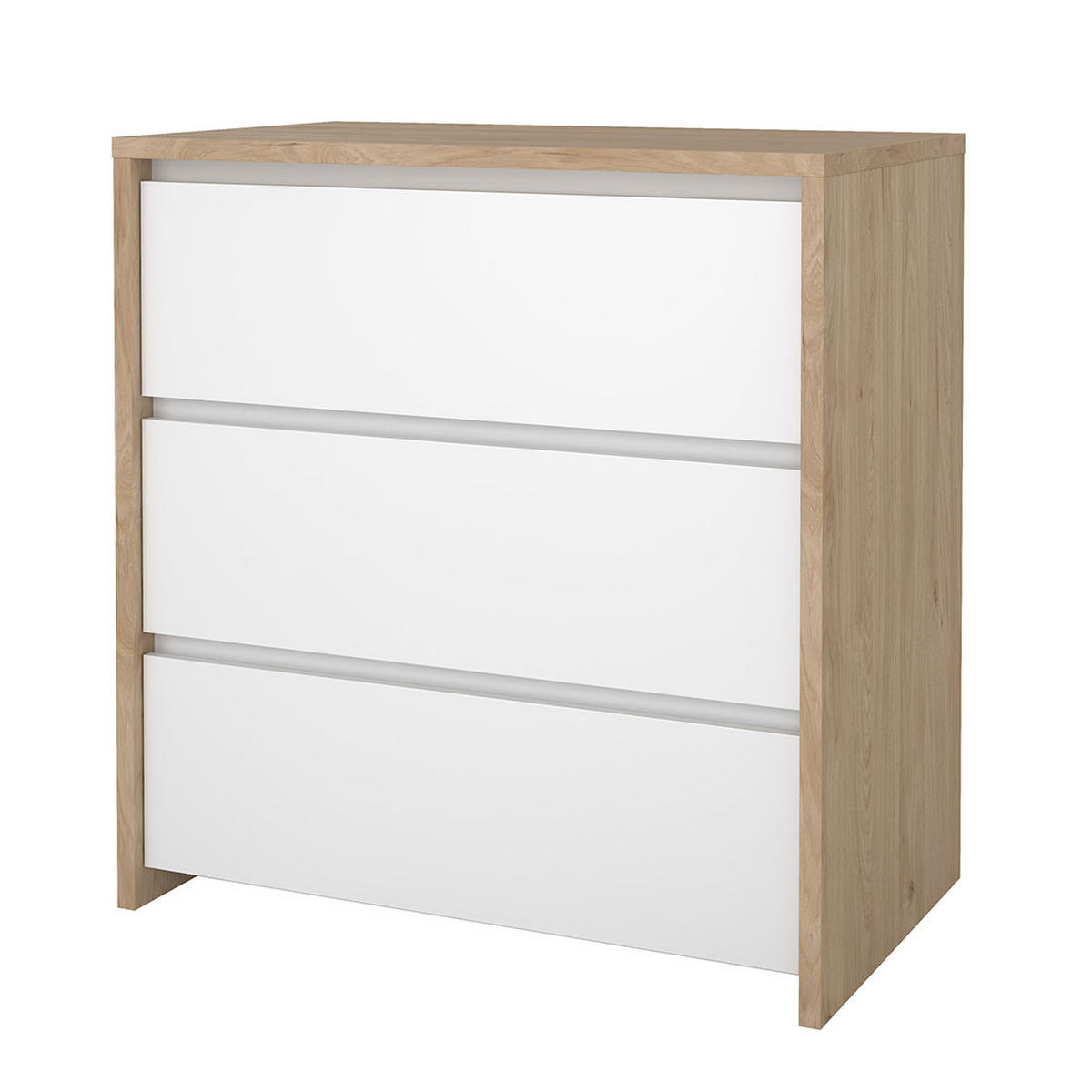 KOMMODE, Next, Weiß, Holzwerkstoff, 80 x 48 x 84 cm - Weiß, Holzwerkstoff (80/84/48cm) - ebuy24