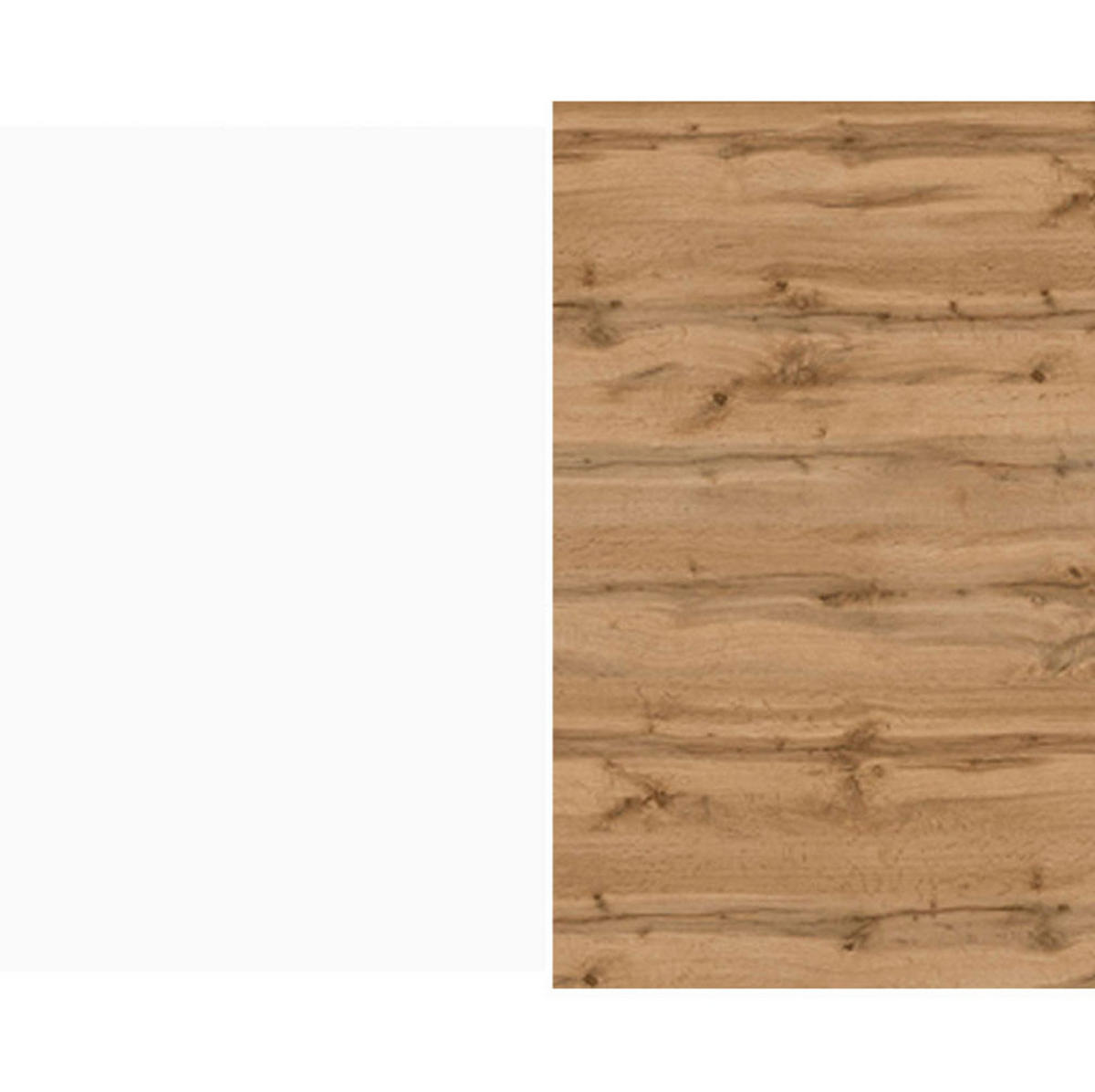 SIDEBOARD Skandi weiß / wotan eiche 174 / 40 / 74cm - Eichefarben/Weiß, Holz/Holzwerkstoff (174/74/40cm) - Feldmann-Wohnen