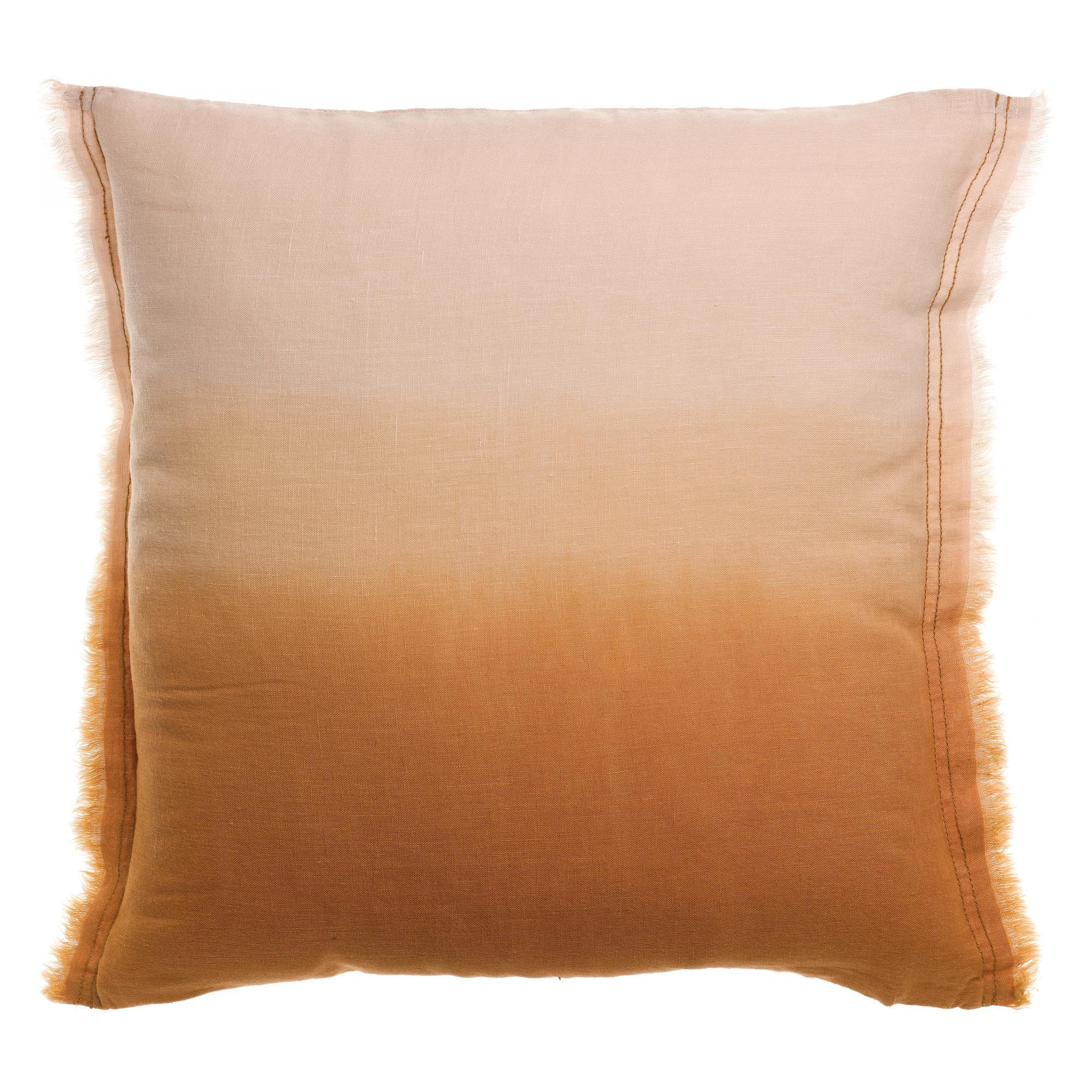 KISSEN Zeff Shade kupferbraun 45 x 45 cm - Dunkelorange, Textil (45/45cm) - Vivaraise