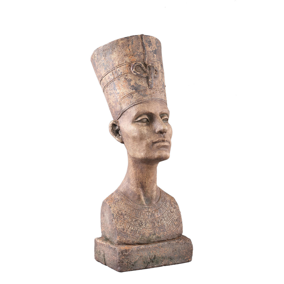 SKULPTUR Zaeden Braun 35/27/71cm - Braun, Textil (27/71/35cm) - PTMD Collection