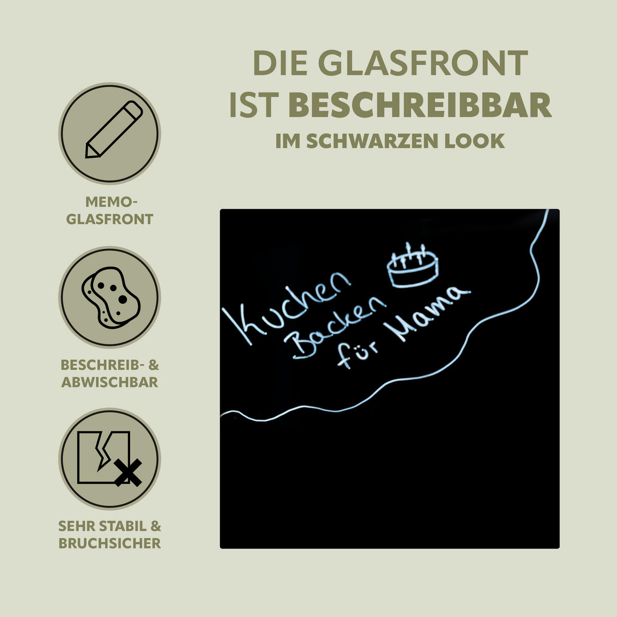 SCHLÜSSELKASTEN XL, schwarz - Schwarz Hochglanz, Metall (35/35/5cm) - bremermann