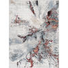 KURZFLORTEPPICH 200/275 cm Grau - Rot/Grau, Naturmaterialien/Textil (200/275cm) - LIVABLISS