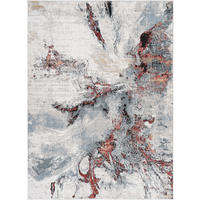 KURZFLORTEPPICH 200/275 cm Grau - Rot/Grau, Naturmaterialien/Textil (200/275cm) - LIVABLISS
