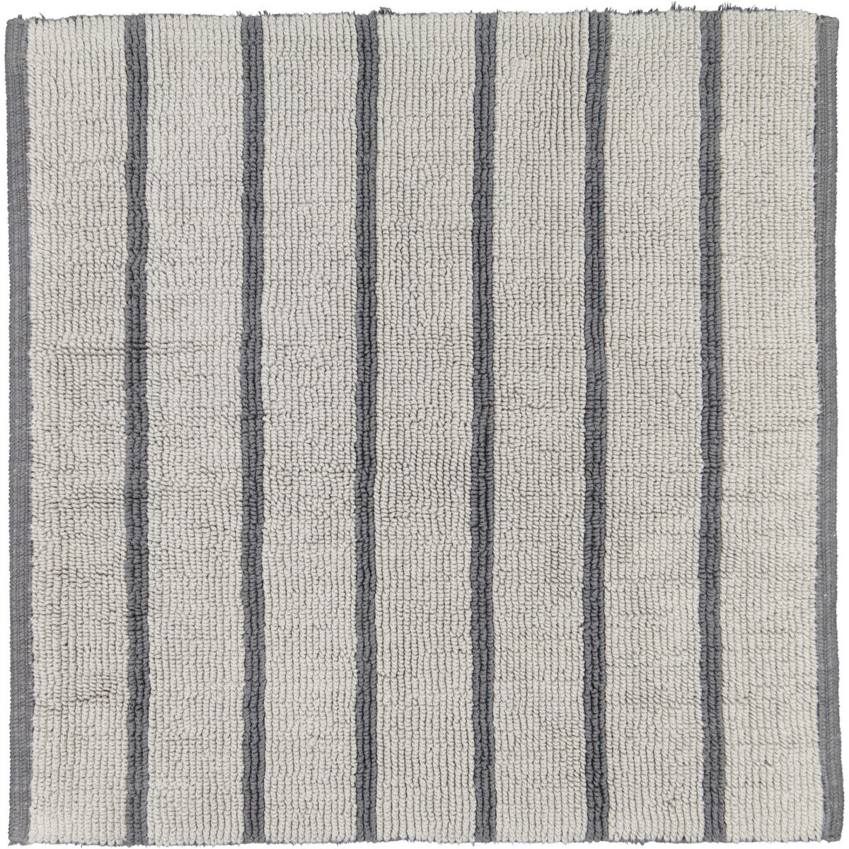 BADTEPPICHE BALANCE STREIFEN 1008 ANTHRAZIT - 73 - Grau, Textil (60/60cm) - Cawoe