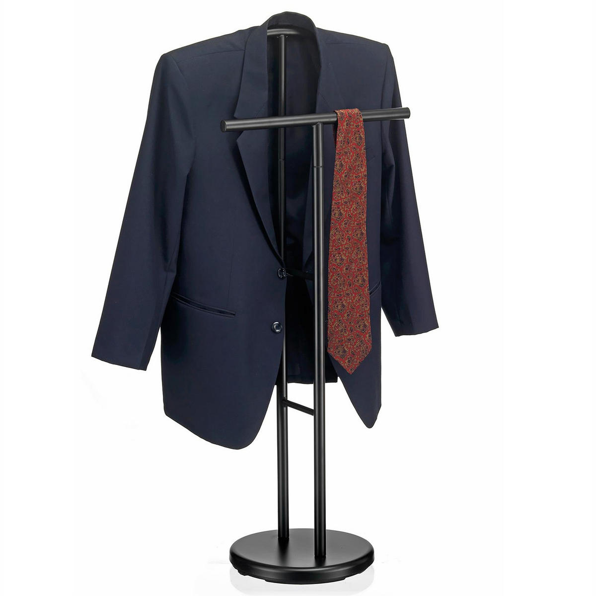 HERRENDIENER LAURENZ - Schwarz, Metall (48/105/29cm) - IDIMEX
