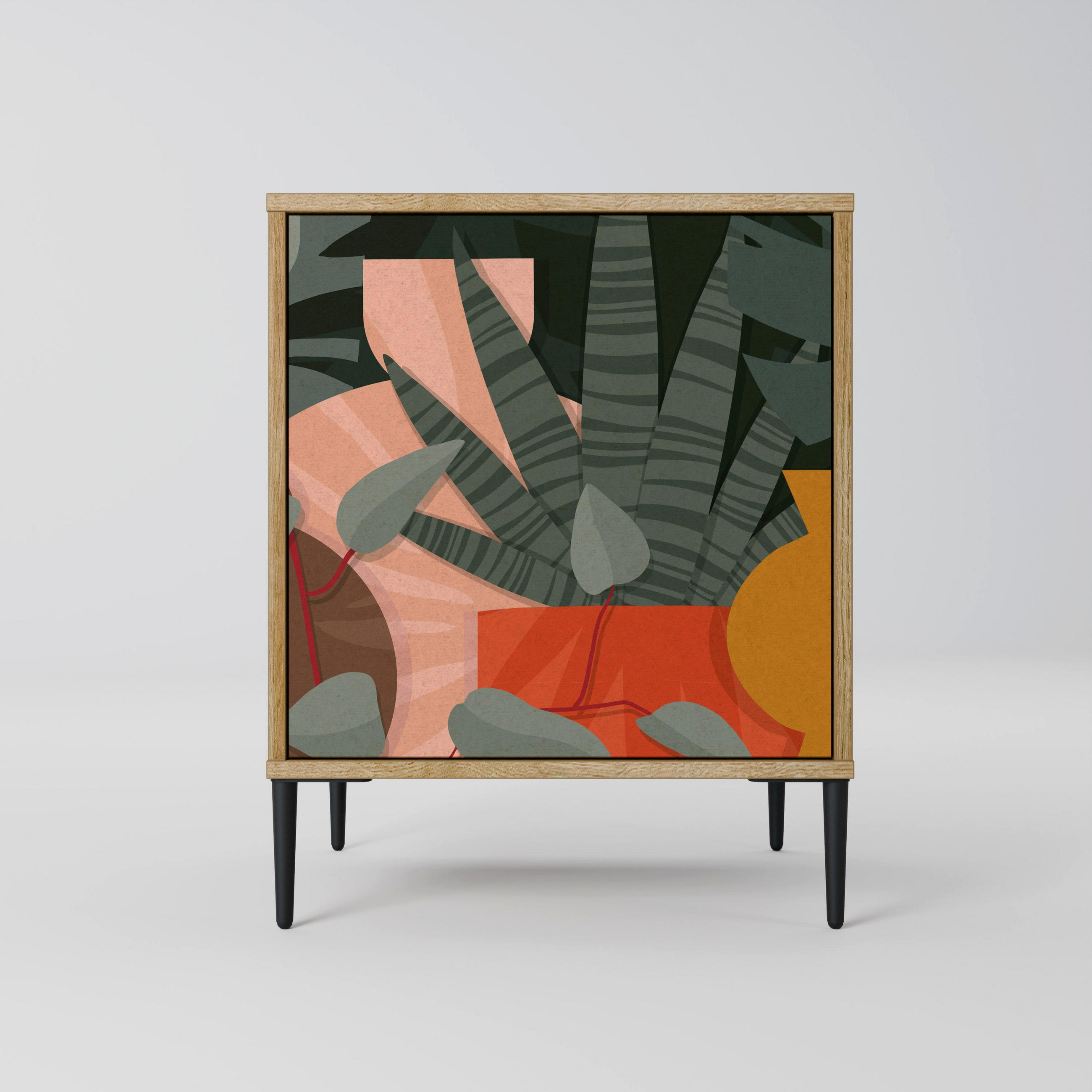 SpaceRebels Sideboard Eiche 57.5x72.5x42 cm
