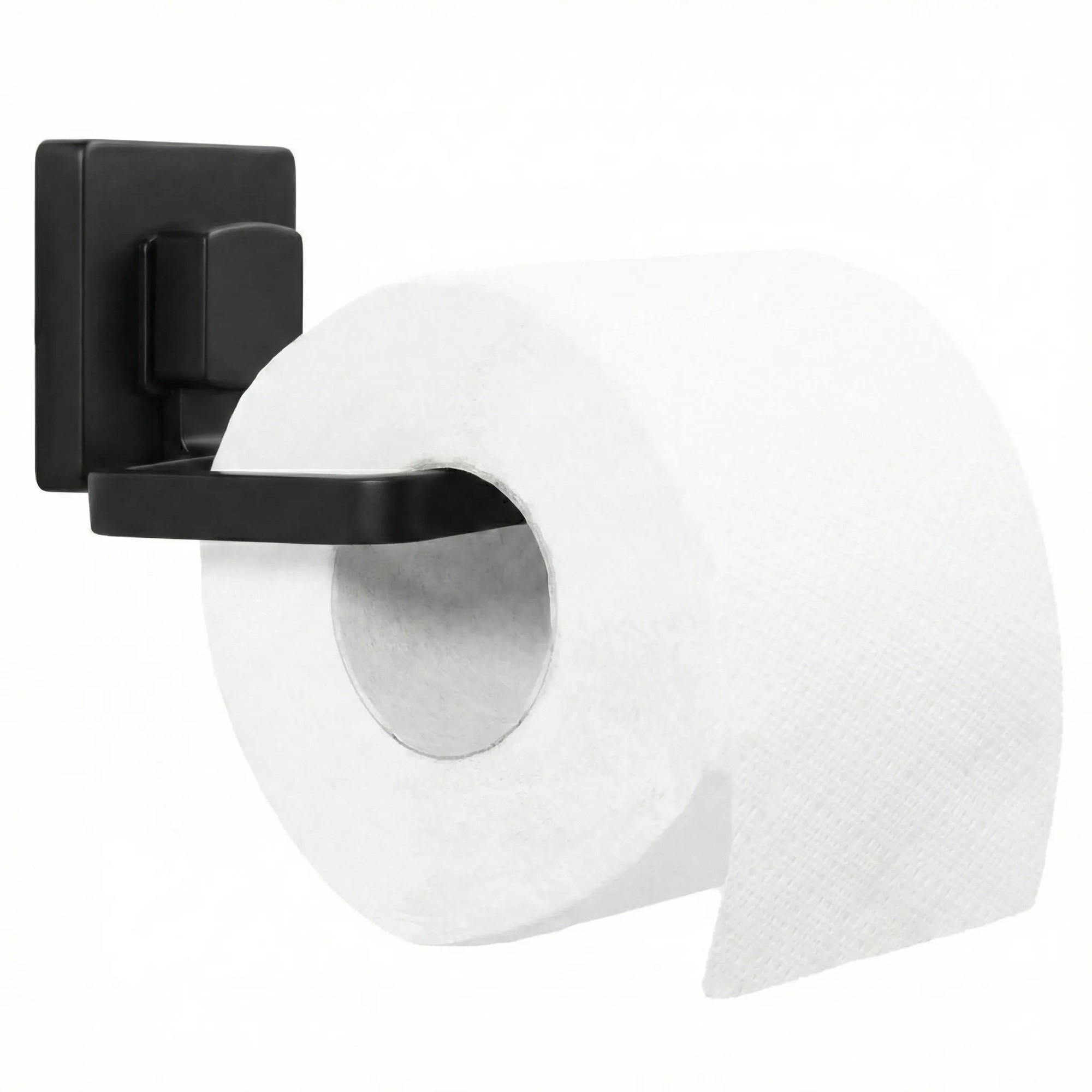 HALTER Für Toilettenpapier Rea Black 381698 - Schwarz, Metall (7/13/10cm) - REA