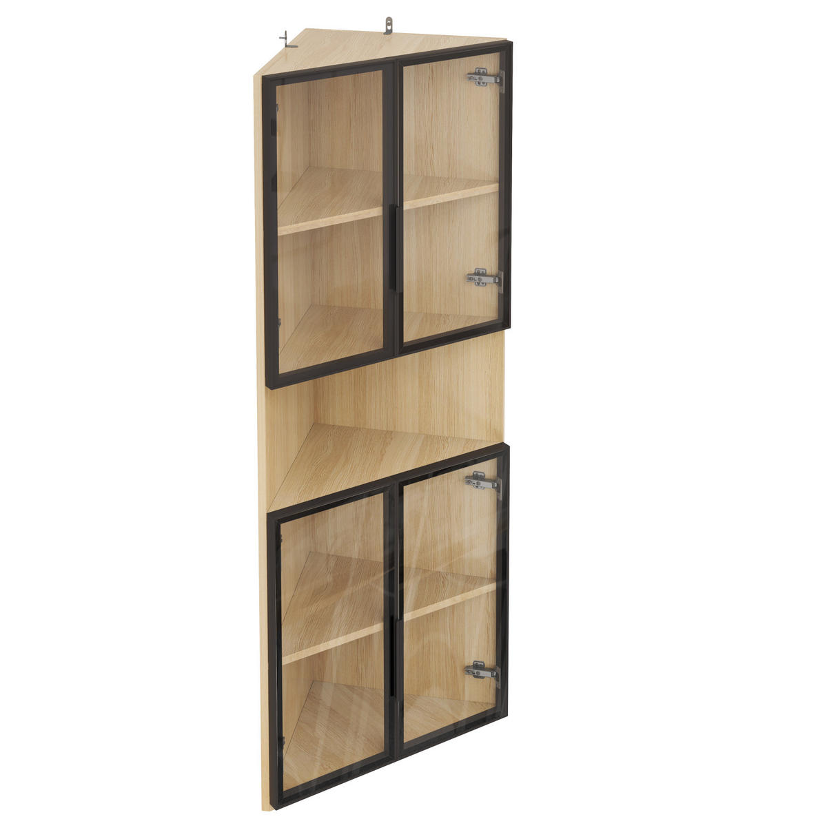 HIGHBOARD 62/160/32 cm Eichefarben aus MDF mit LED-Beleuchtung - Eichefarben, Holzwerkstoff (32/160/62cm) - OKMYHOME