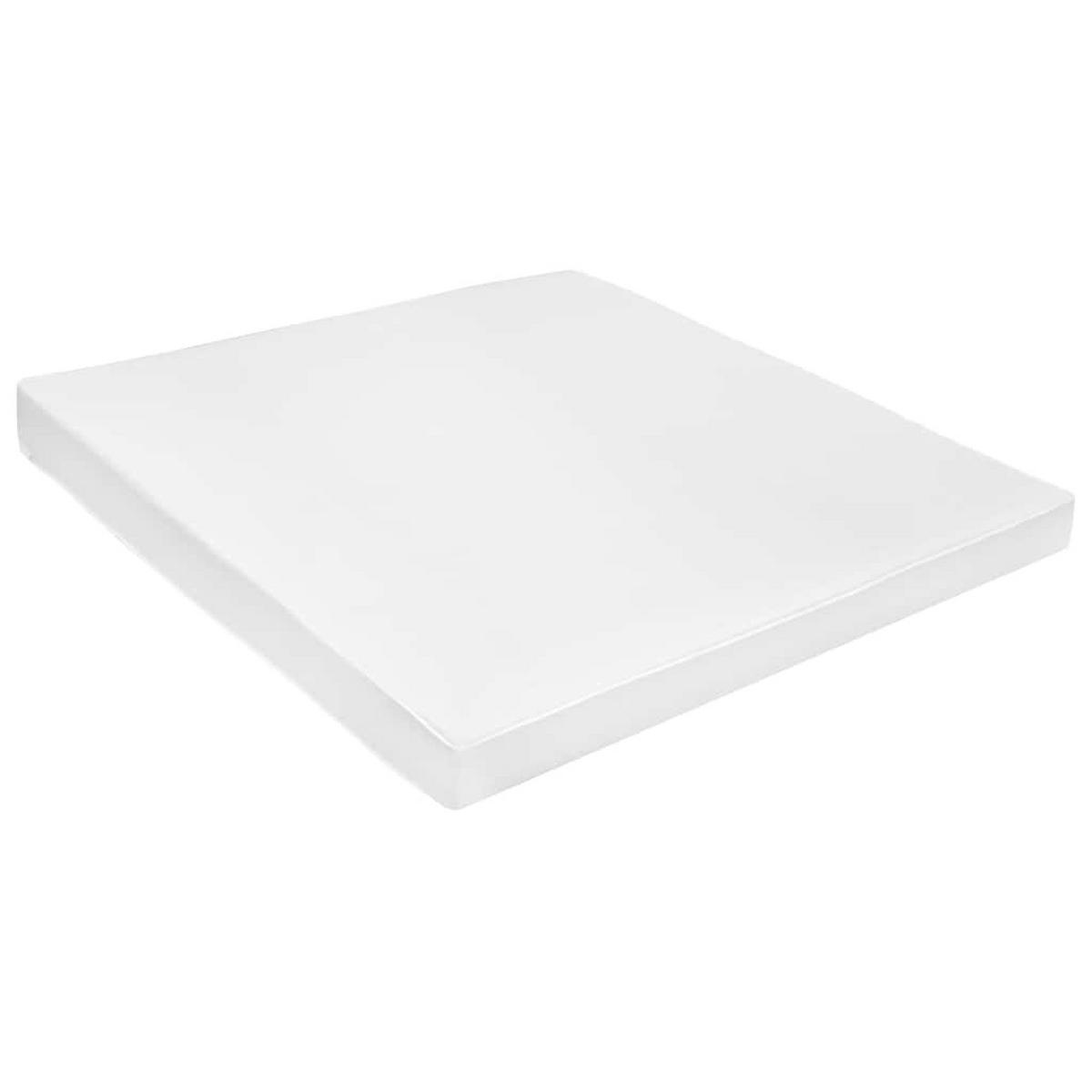 MATRATZE 140 X 200 CM 7 ZONEN PU SCHAUM 10 CM H2 H3 - Weiß, Kunststoff (140/200cm) - vidaXL