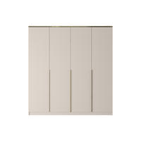 KLEIDERSCHRANK - 200 cm x 57.1 cm - Holz, Platte - Beige VUKIA - Beige, Holz (200/213/57.1cm) - Vente-Unique