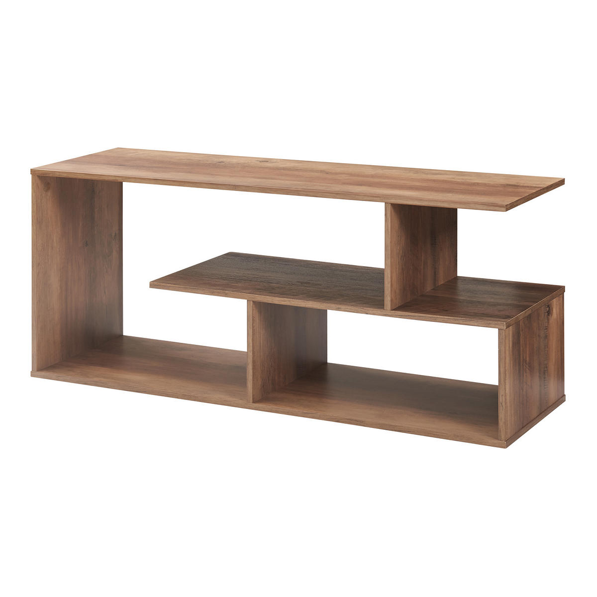 FERNSEHTISCH Anän - Walnussfarben, Holzwerkstoff (29.5/42/100cm) - [en.casa]