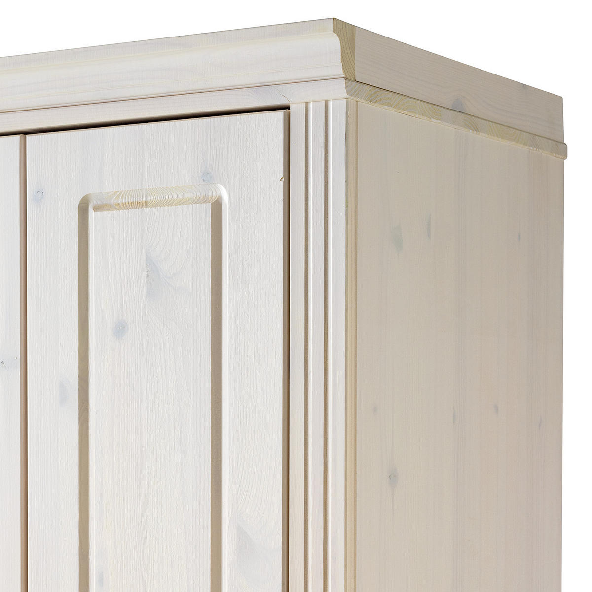 GARDEROBENSCHRANK - Kiefer massiv - Kieferfarben, Holz (65/180/45cm) - home24