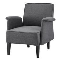 POLSTERSESSEL Diespeck Textil Steingrau - Grau, Textil (78.5/82/77cm) - [en.casa]