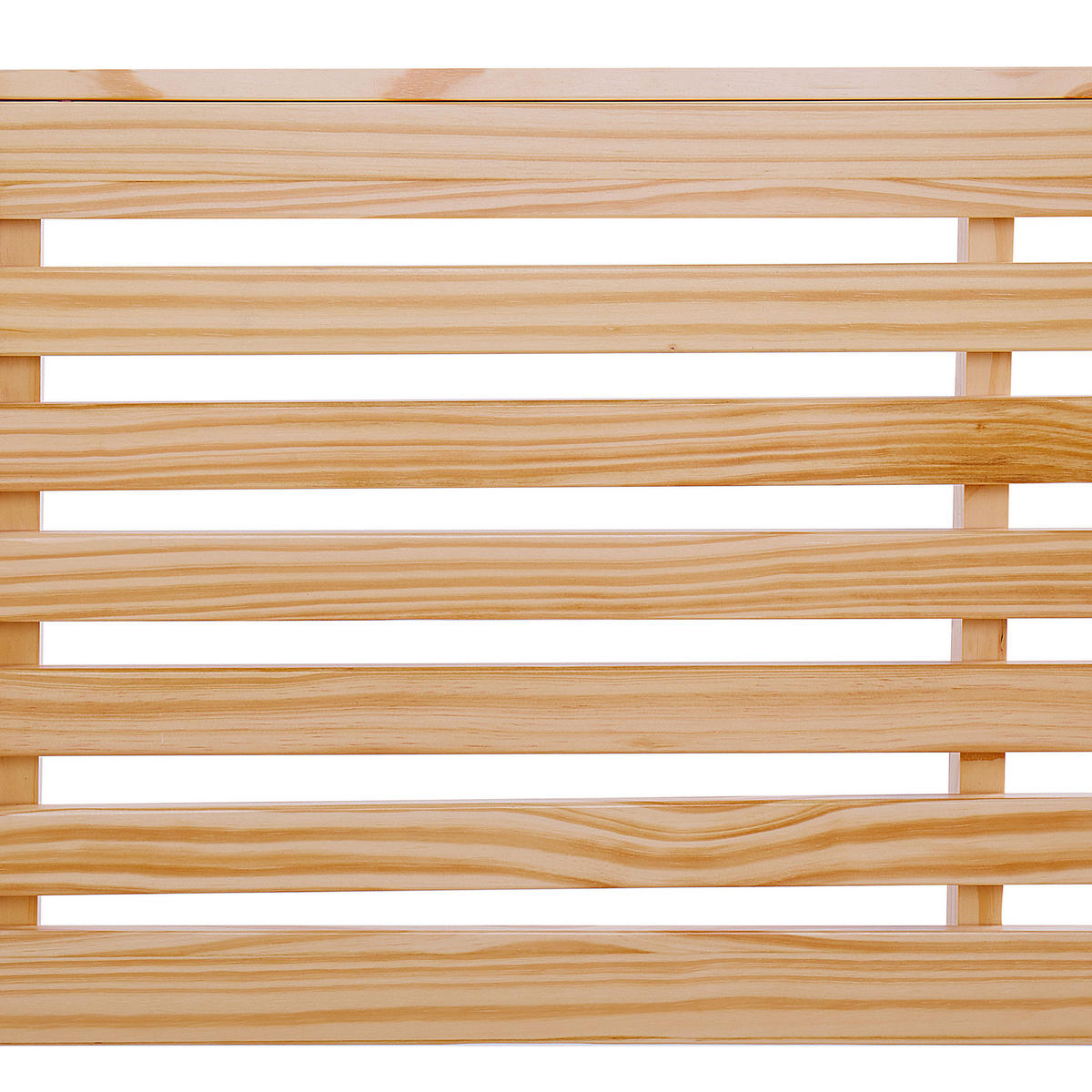 HOLZBETT 180/200cm Heller Holzfarbton Carnac - Hellbraun, Holz (180/200cm) - Beliani