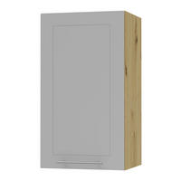 KÜCHENHÄNGESCHRANK Kvantum W2/40 Dust Grey Matt / Eiche Artisan Matt 40 / 32,5 / 72cm - Eiche Artisan/Grau, Holz/Holzwerkstoff (40/72/32.5cm) - Feldmann-Wohnen