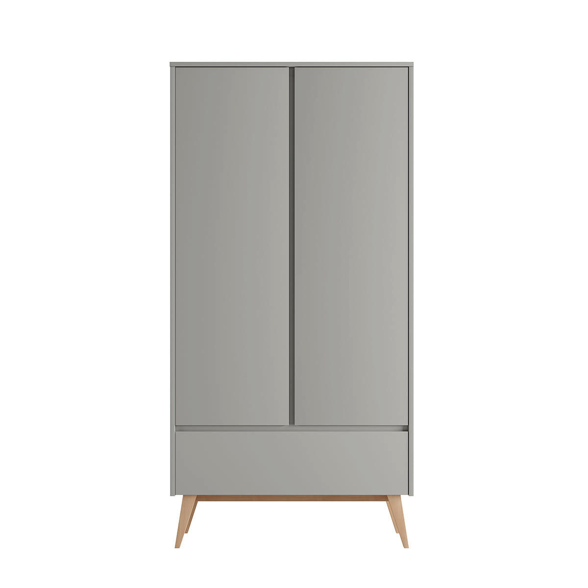 SOBA ZA BEBE 2-dijelniSwing Sivo i drvo - siva, drvni materijal (144/89/76cm) - Petits-meubles
