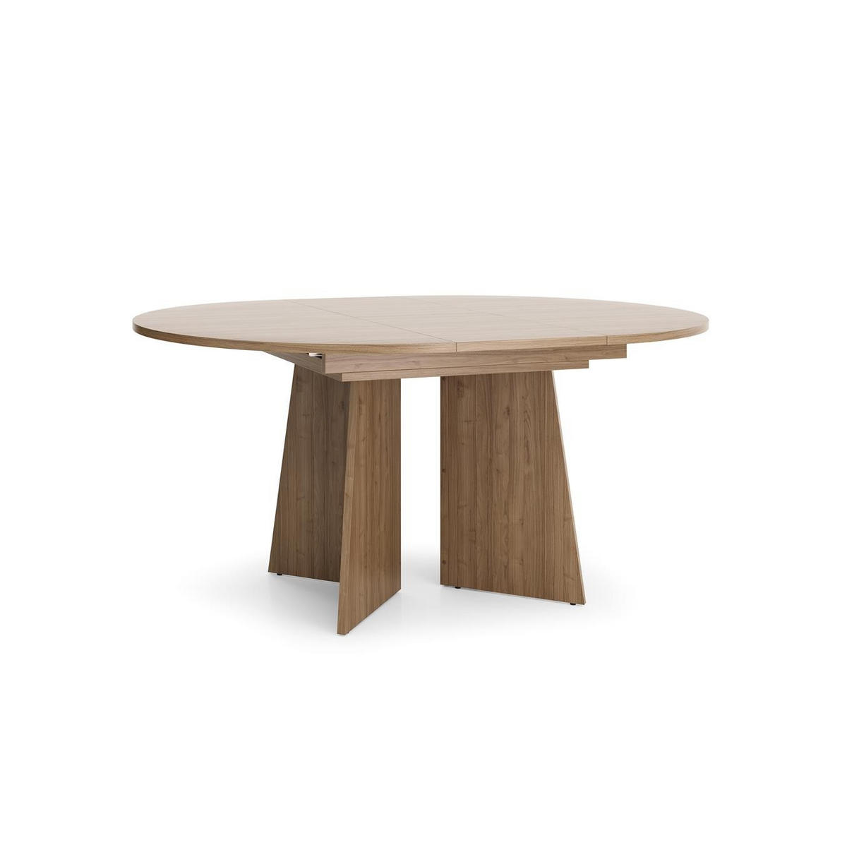 ESSTISCH Aurena, Kaschmir mit Walnuss - Walnussfarben, Holzwerkstoff (120/160/76cm) - Bettso