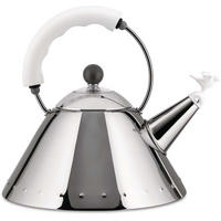 WASSERKESSEL - 9093 W - Weiß - 2 Liter - von Micheal Graves - Weiß, Metall (20cm) - Alessi
