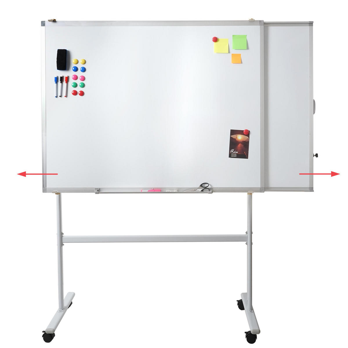 WHITEBOARD C85B Weiß - Weiß, Metall (186/167/57cm) - MCW