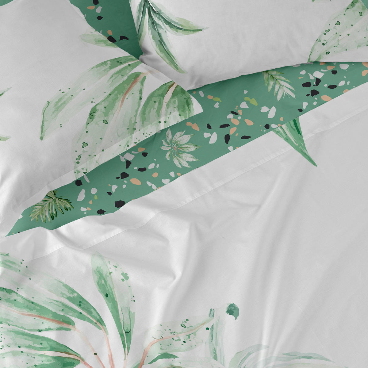 OBERBETTLAKEN delicate 180x270 cm mehrfarbig - Multicolor, Textil (180/270cm) - Happy Friday