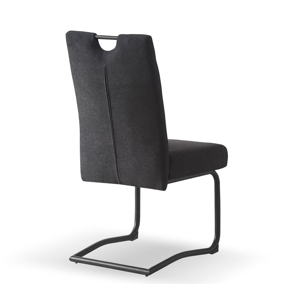 SCHWINGSTUHL SOFIA Anthrazit 2 Stück - Anthrazit, Textil/Metall (48/97/60cm) - B&D Home