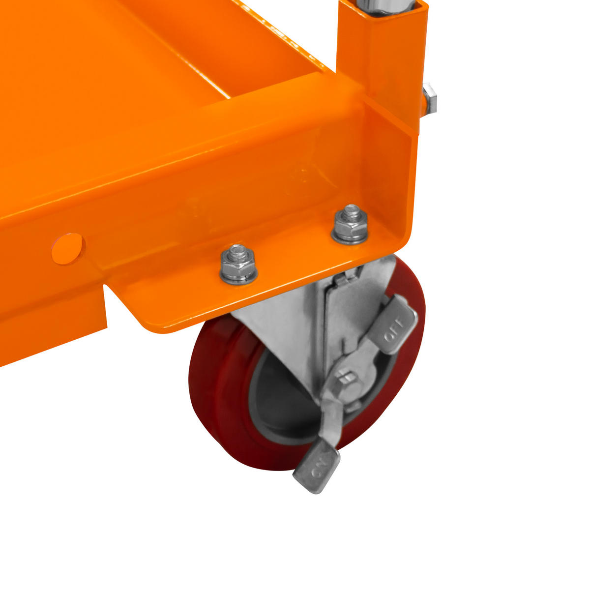 HUBTISCH Hydraulisch - Orange, Metall (110/51/91cm) - Monstershop