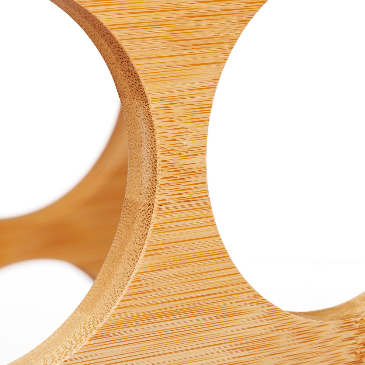 WEINREGAL - Hellbraun, Holz (32/21/18.5cm) - Relaxdays