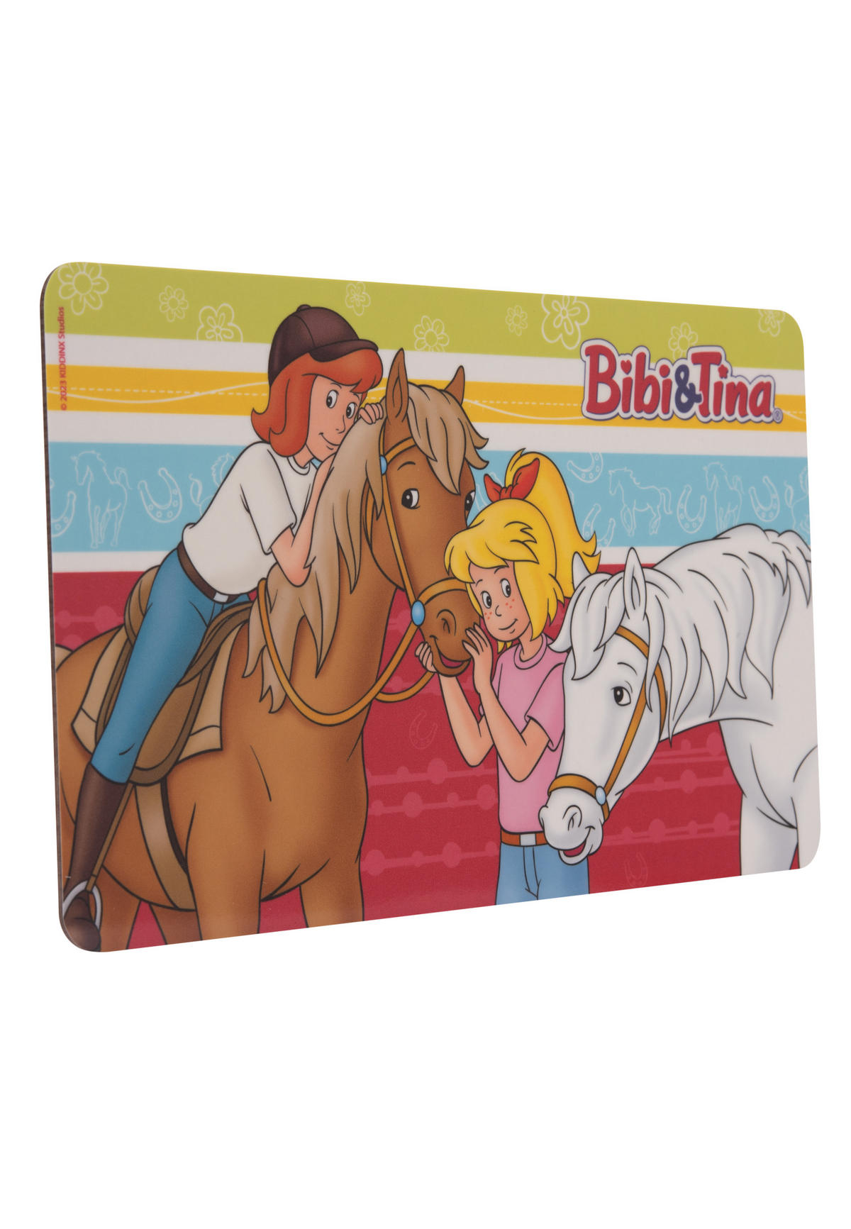 BRETTCHEN Bibi und Tina Pferde Mehrfarbig 14,5 x 23,5 cm - Multicolor, Kunststoff (14.5/23.5cm) - United Labels