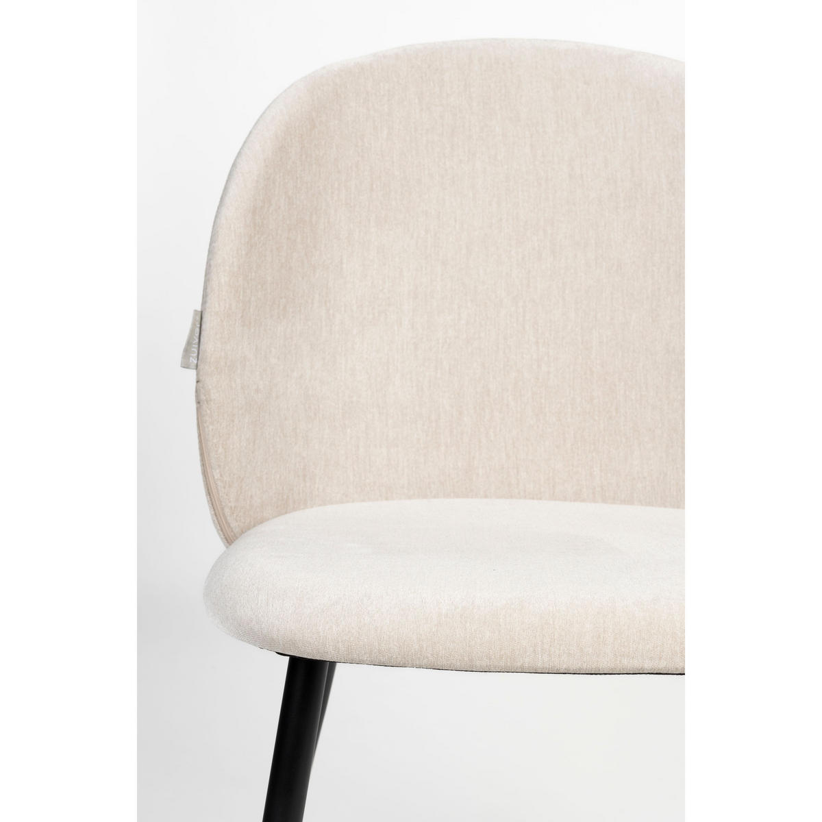 ESSZIMMERSTUHL Cozy Beige - 2 er Set - Beige, Holzwerkstoff (53/82/57cm) - Zuiver