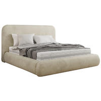 POLSTERBETT BENEA CLASSIC 200/200 - Beige Velvet - Pocket-Matratze - Beige, Textil (200/200cm) - MKS