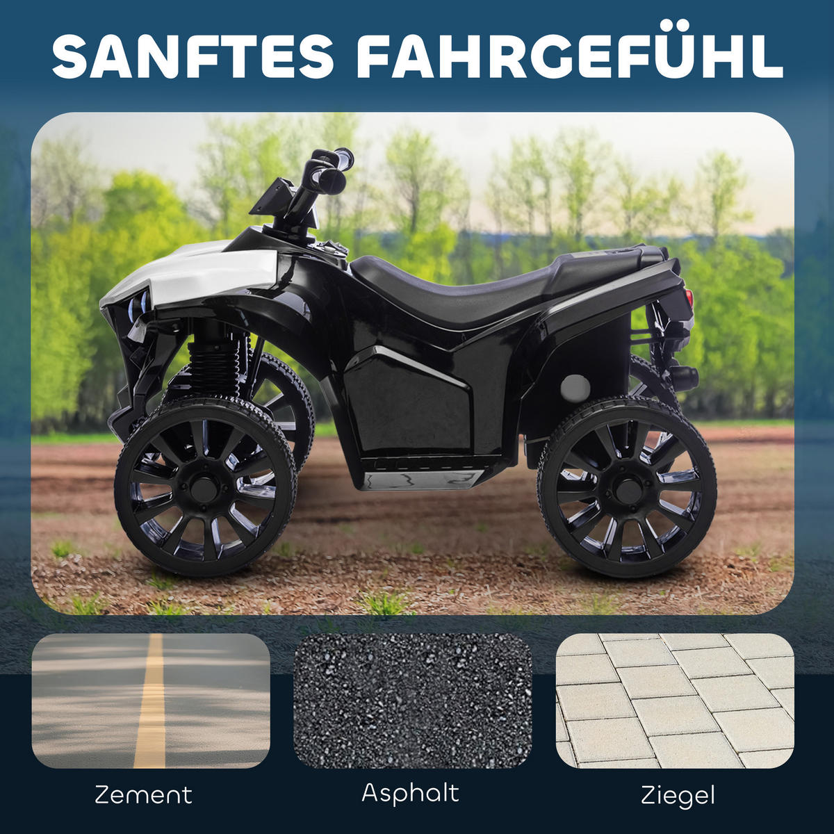 FAHRZEUGE zum Draufsitzen Weiß 70.0/42.0/45.0cm - Weiß, Metall (70/42/45cm)