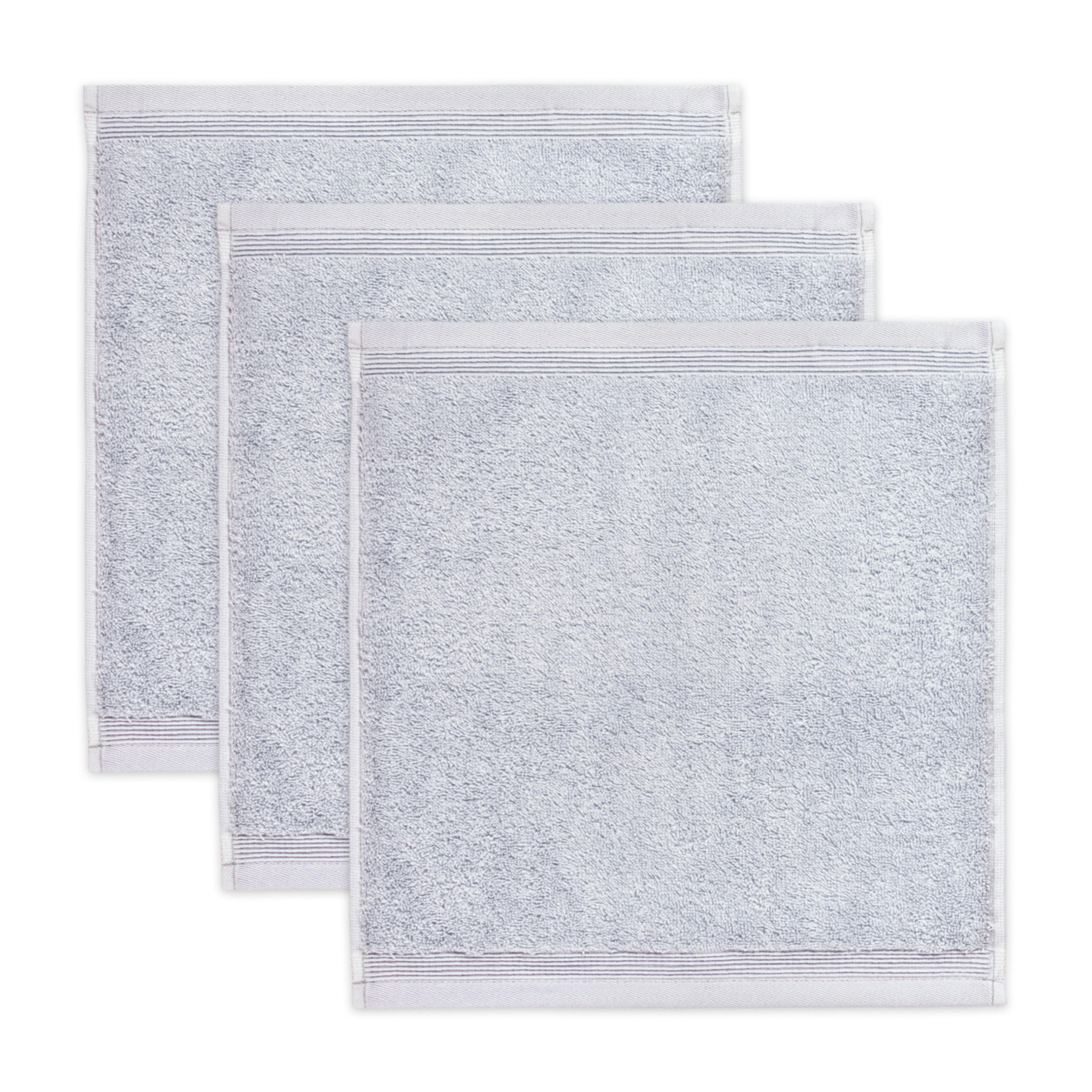 SEIFTUCH SUPERWUSCHEL 3ER PACK - Silberfarben, Textil (30/30cm) - MÖVE