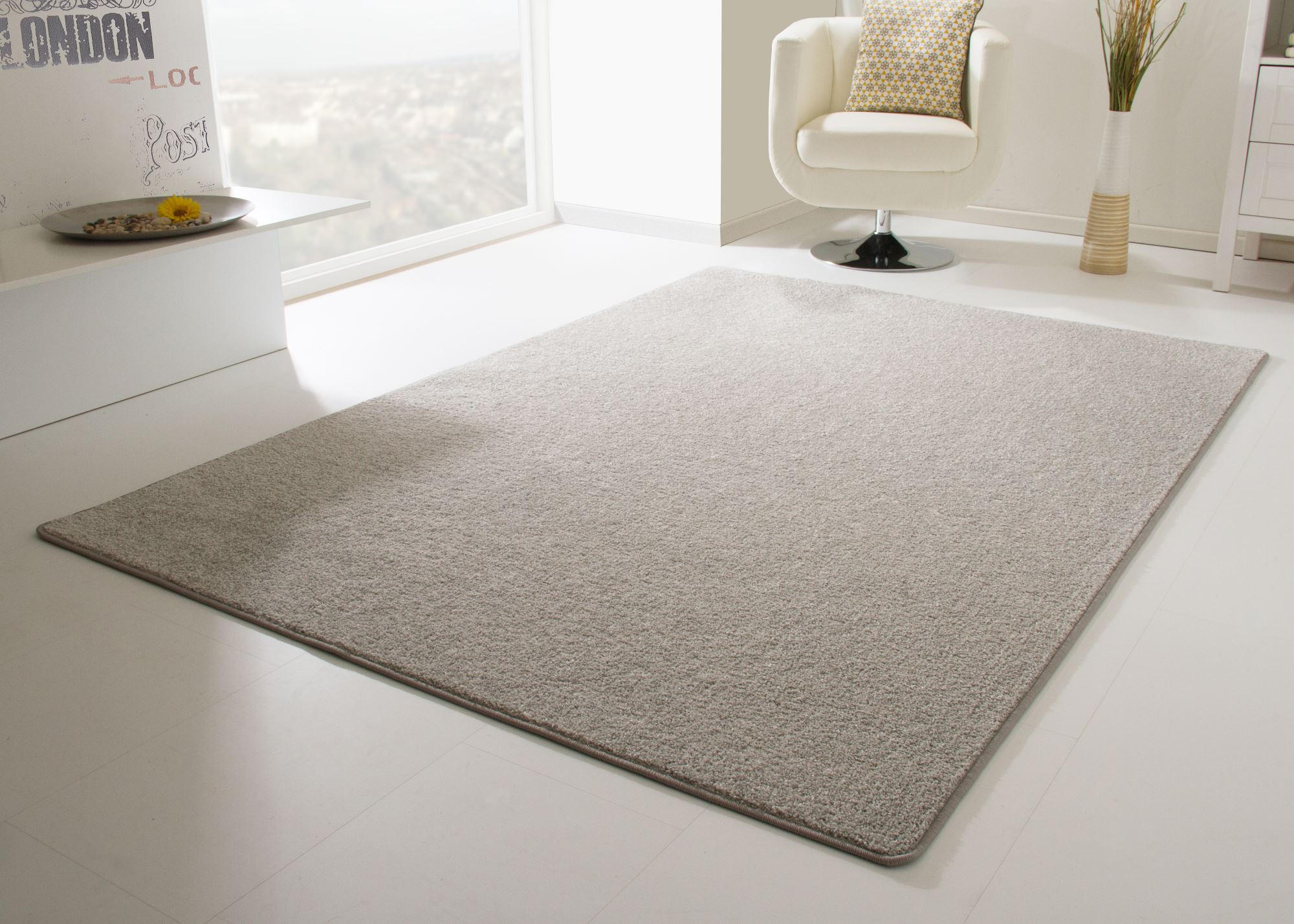 Steffensmeier Teppich 'Contemporary Comfort' – 240x340 Cm, Taupe, Hochflor Aus Polypropylen