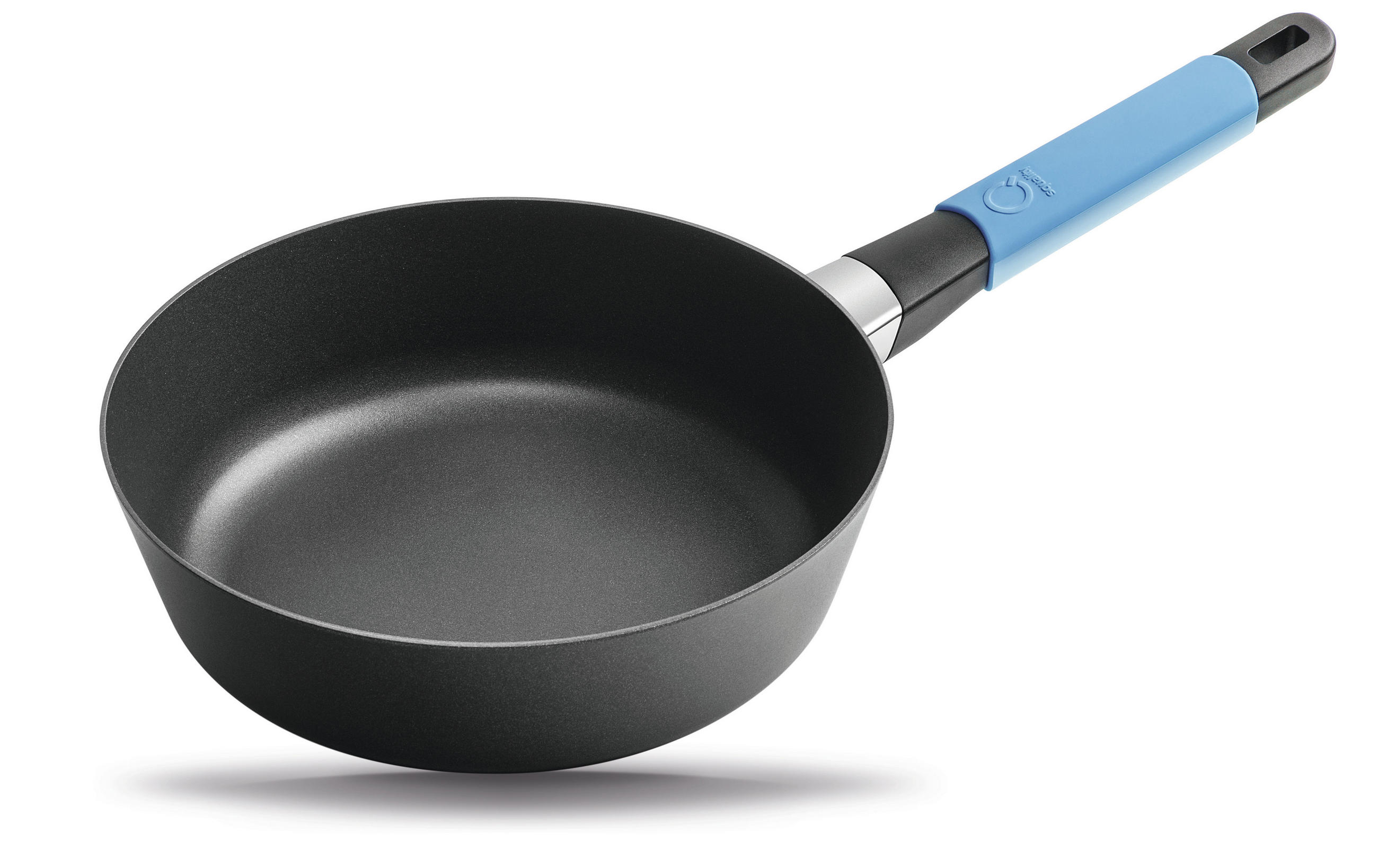 HOCHRANDPFANNE INDUKTION ⌀24cm - BLAU - Blau/Hellblau, Kunststoff/Metall (24cm) - Gastrolux