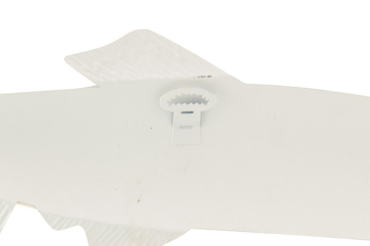WANDDEKORATION FISCH - Blau, Metall (3.8/48.2/59cm) - J-Line