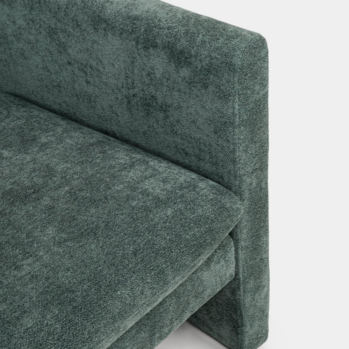 LESESESSEL Hedda Grün 76 cm x 76 cm - Grün, Textil (76/76/74cm) - Klast Home