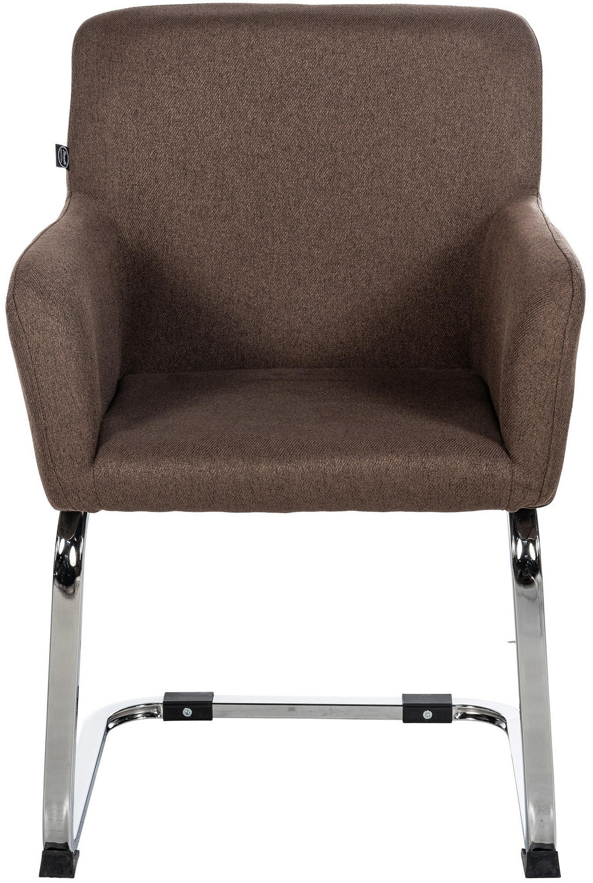 STUHL Pukki Stoff braun - Braun, Metall (57/87/58cm) - TPFLiving