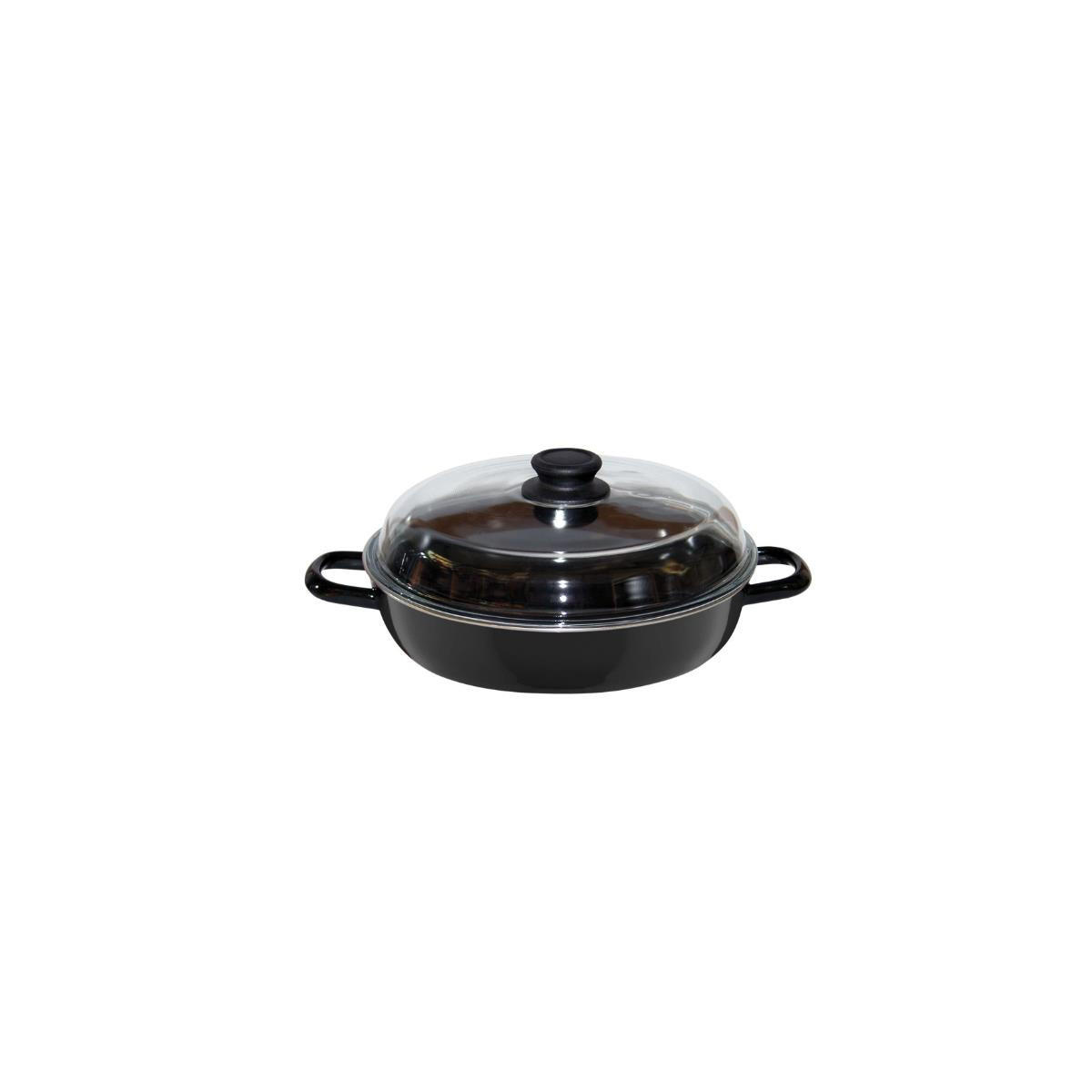 SCHMORPFANNE 0043-022 - Schwarz, Metall (20cm) - Riess