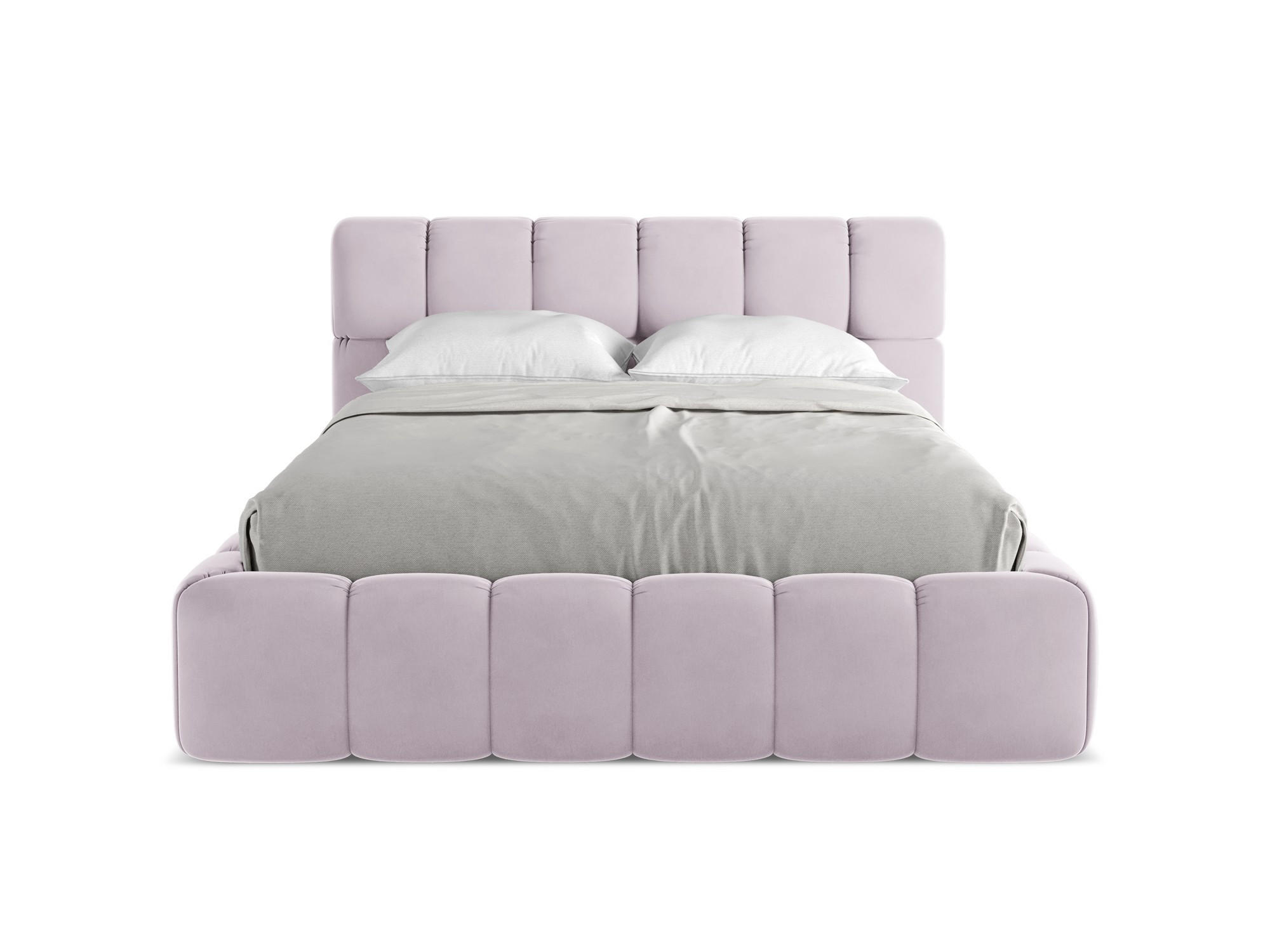 POLSTERBETT mit Bettkasten und Lattenrost 160x228 Violett - Lila/Flieder, Kunststoff/Textil (140/200cm) - Makamii