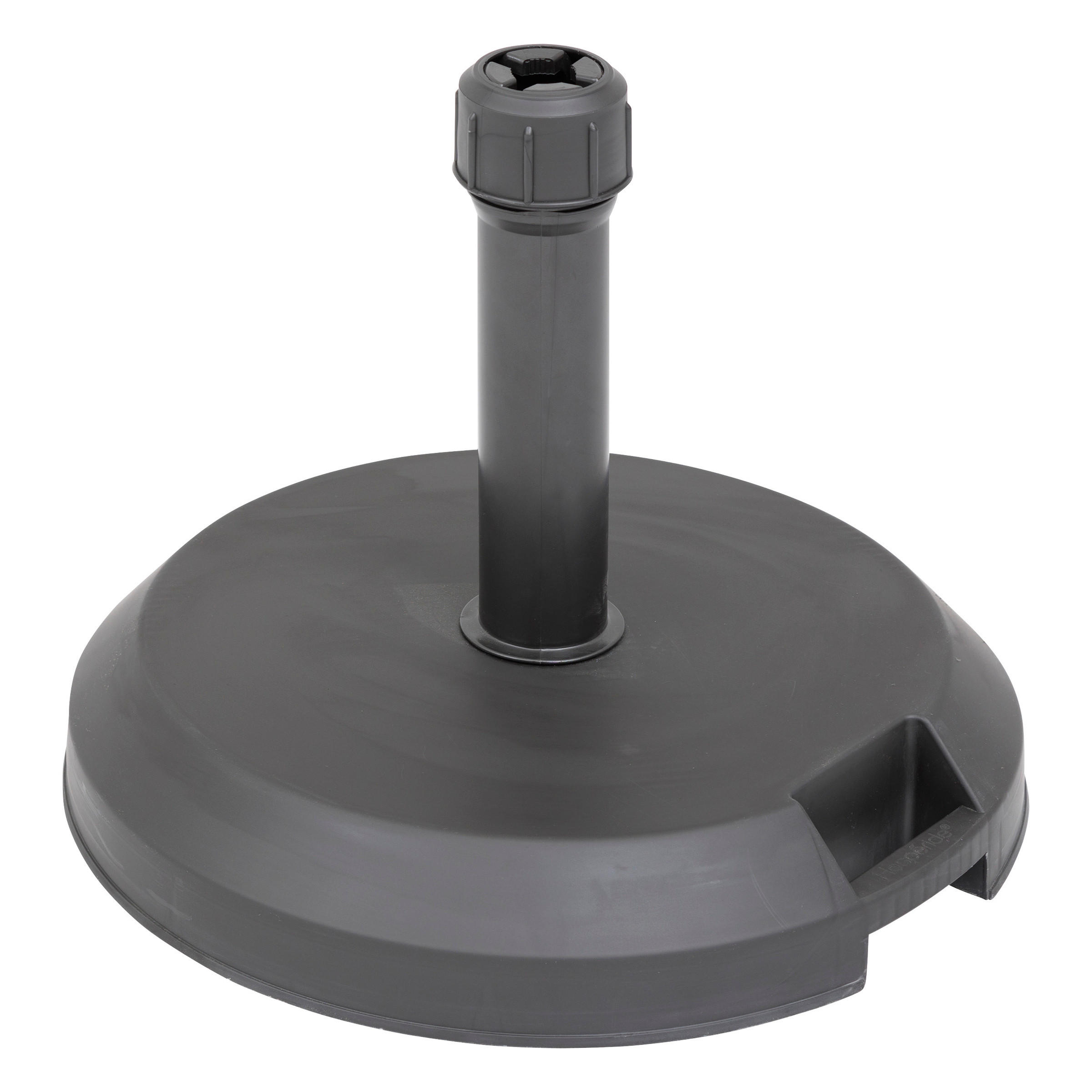 SONNENSCHIRMSTÄNDER Beton 29 kg - Schwarz, Kunststoff (47/47cm)