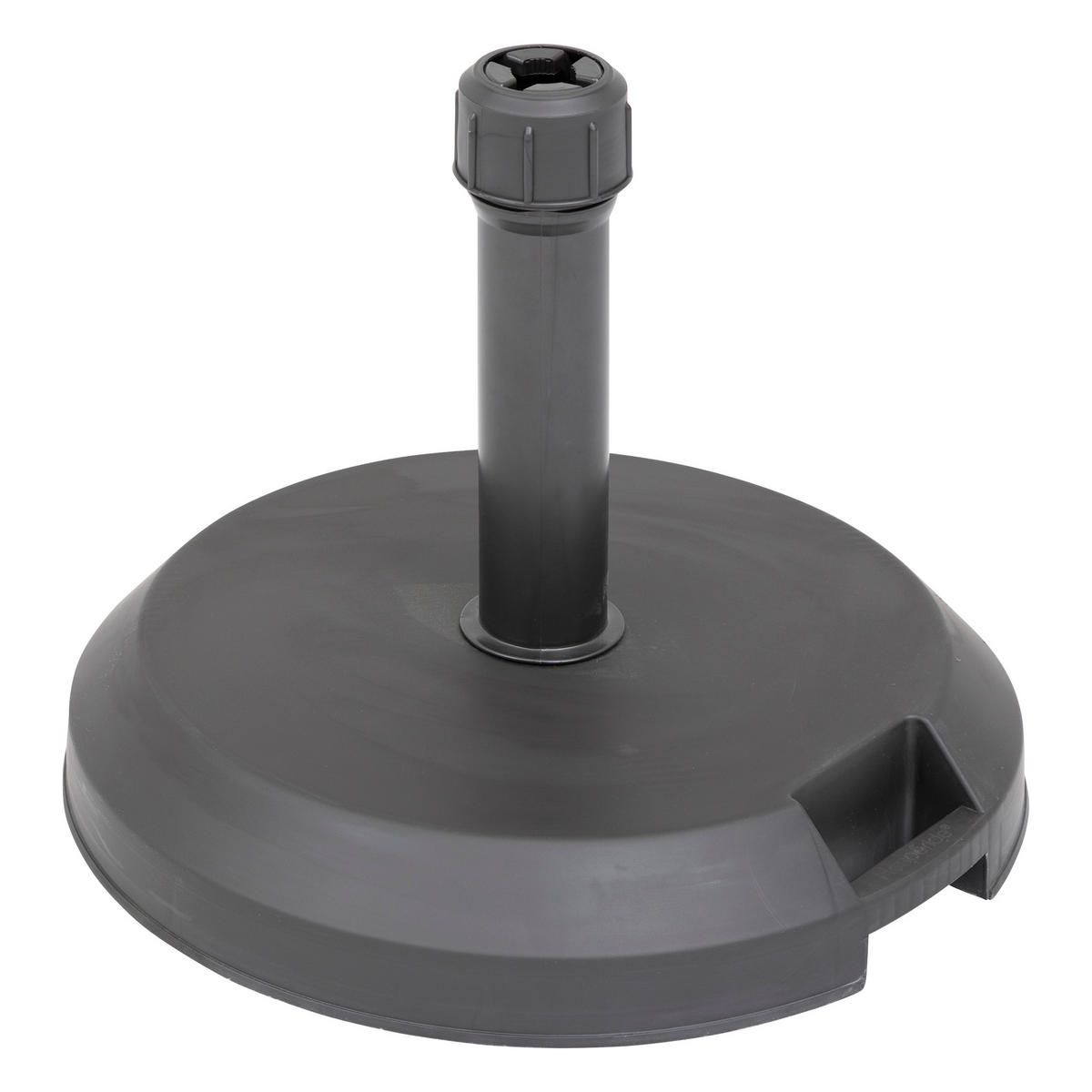 SONNENSCHIRMSTÄNDER Beton 29 kg - Schwarz, Kunststoff (47/47cm)