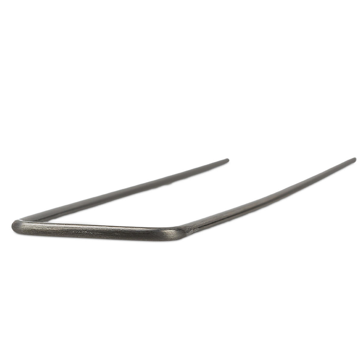 ERDANKER Anthrazit 250er-Set Stahl U-Form 15 cm - Anthrazit, Metall (2.5/15/0.2cm) - Relaxdays