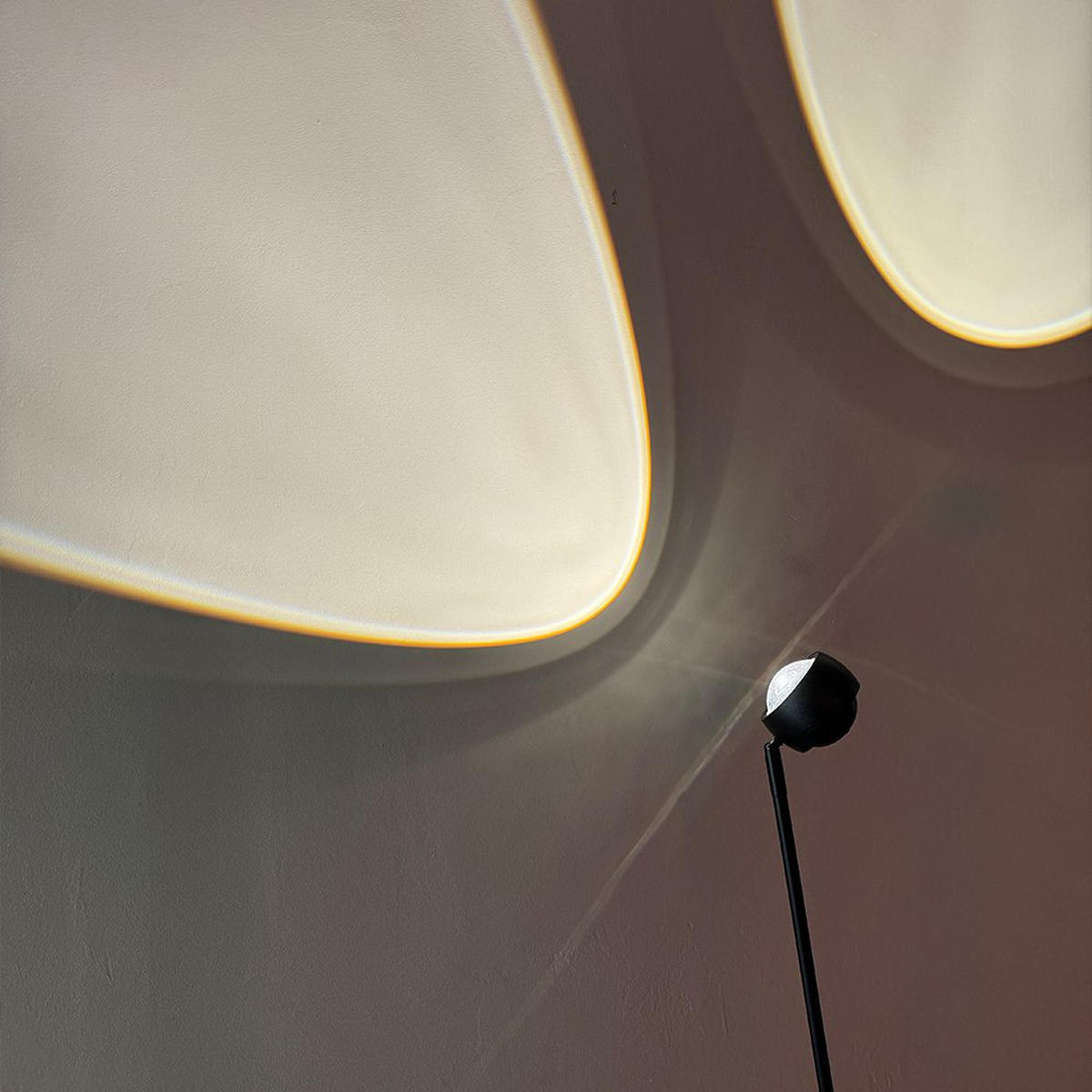 LED-STEHLAMPE Beam 2-flammig Schwarz - Schwarz, Metall (11.5/11.5/145cm) - s.luce