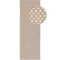 WOLLTEPPICH-LÄUFER Hector Beige 70x200 cm - Beige, Textil (70/1cm) - KUNSTLOFT