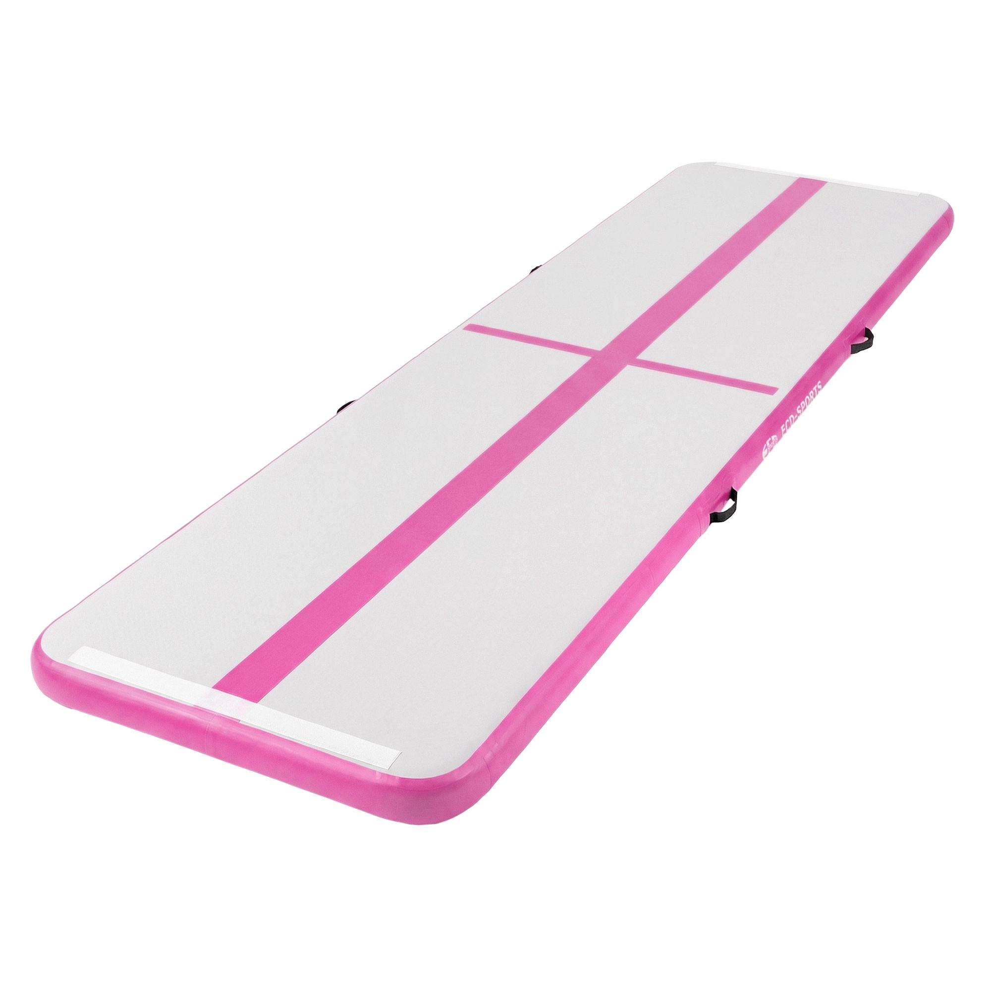 ECD-Germany NAFUKOVACÍ gymnastická podložka Airtrack 400x100x10 cm růžová