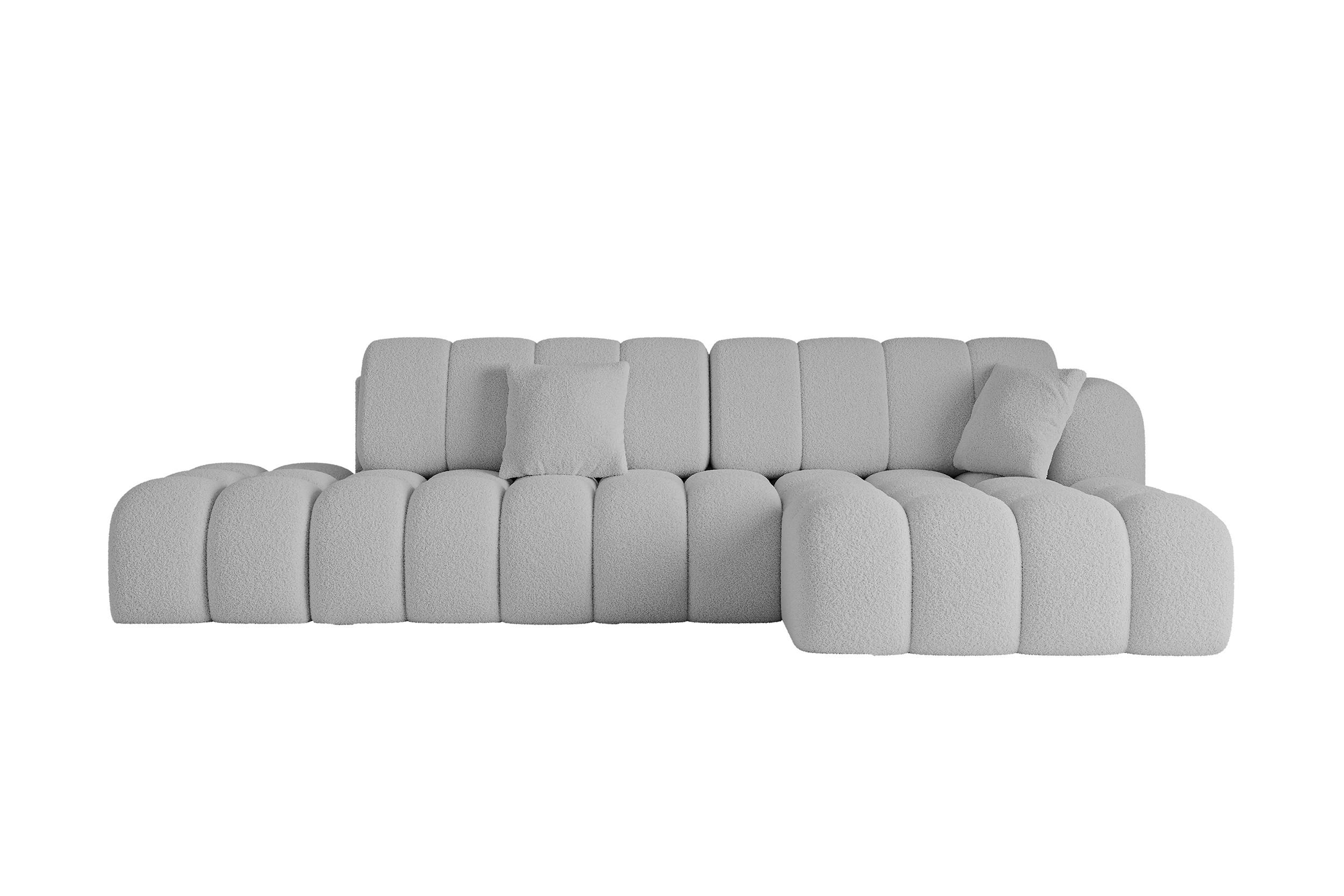 Altdecor Ecksofa Hellgrau 321x164 cm