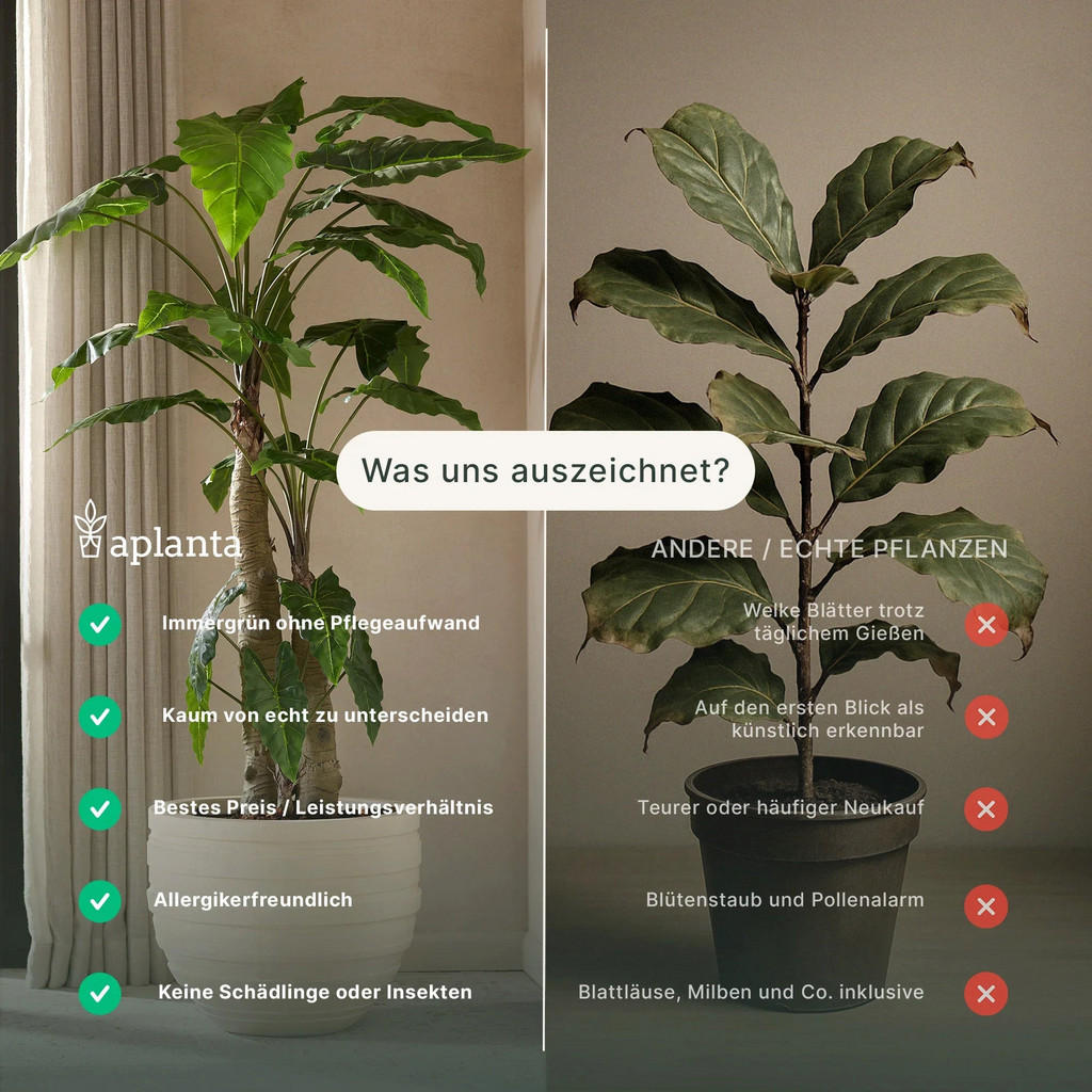 Thumbnail - aplanta Bambus, Grün, Kunststoff, 180 cm, Dekoration, Blumen & Zubehör, Kunstpflanzen